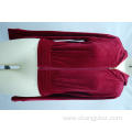 Women's knitted hooded jacket with zipper